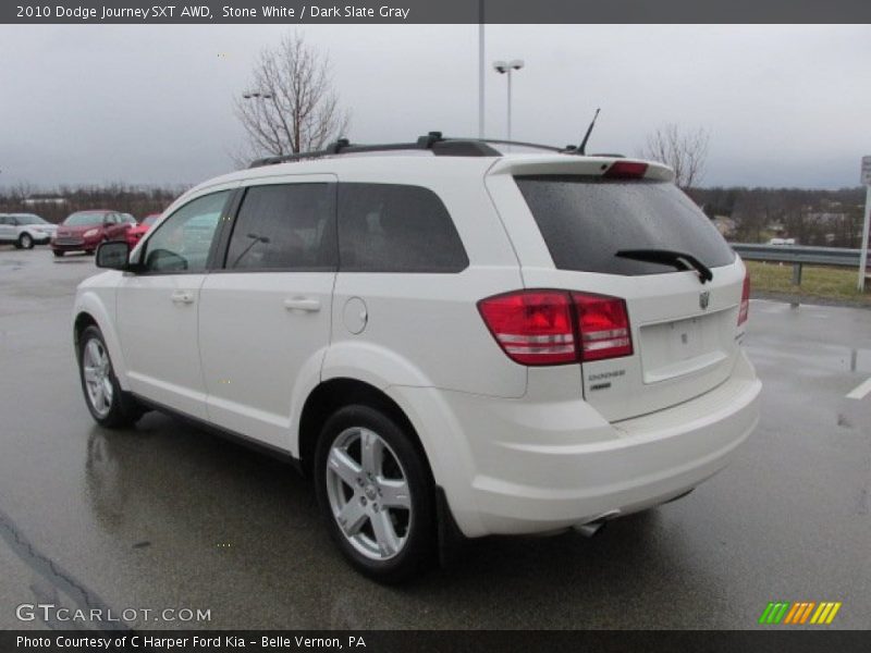 Stone White / Dark Slate Gray 2010 Dodge Journey SXT AWD