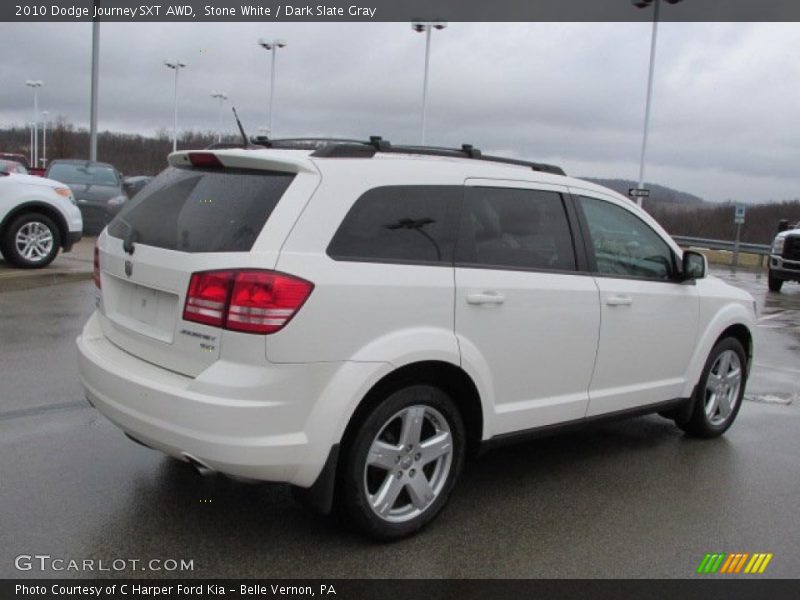 Stone White / Dark Slate Gray 2010 Dodge Journey SXT AWD