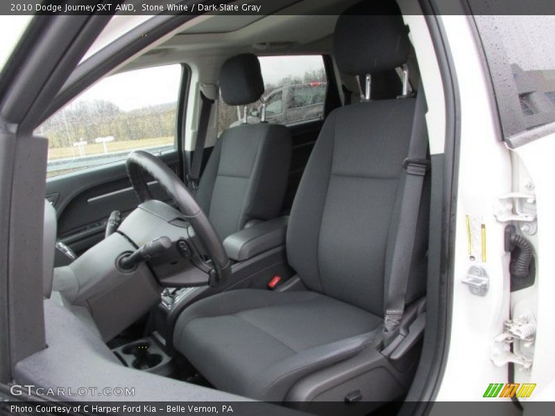 Stone White / Dark Slate Gray 2010 Dodge Journey SXT AWD