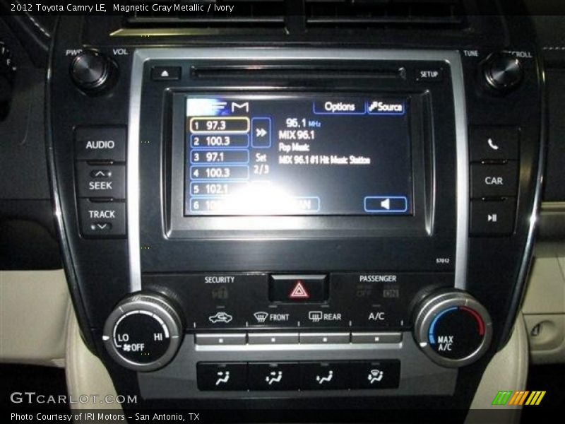 Magnetic Gray Metallic / Ivory 2012 Toyota Camry LE