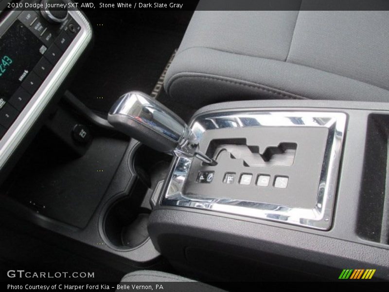 Stone White / Dark Slate Gray 2010 Dodge Journey SXT AWD