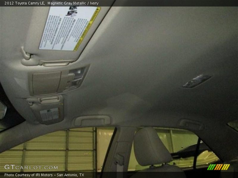 Magnetic Gray Metallic / Ivory 2012 Toyota Camry LE