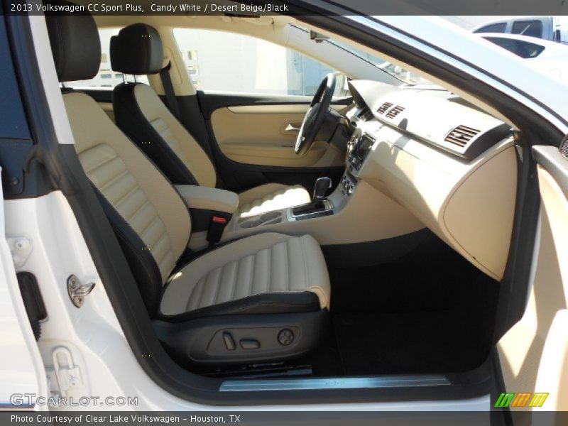 Candy White / Desert Beige/Black 2013 Volkswagen CC Sport Plus