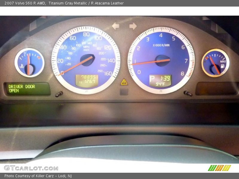  2007 S60 R AWD R AWD Gauges