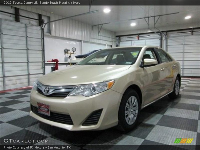 Sandy Beach Metallic / Ivory 2012 Toyota Camry LE