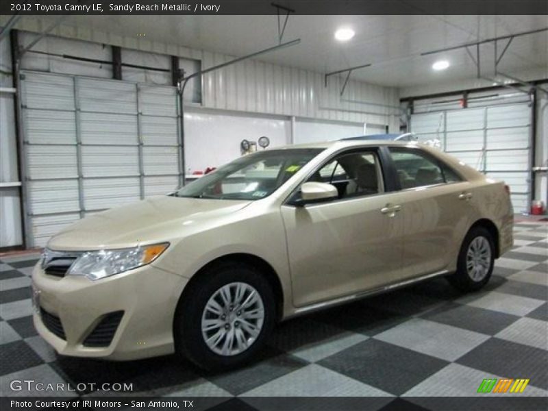 Sandy Beach Metallic / Ivory 2012 Toyota Camry LE