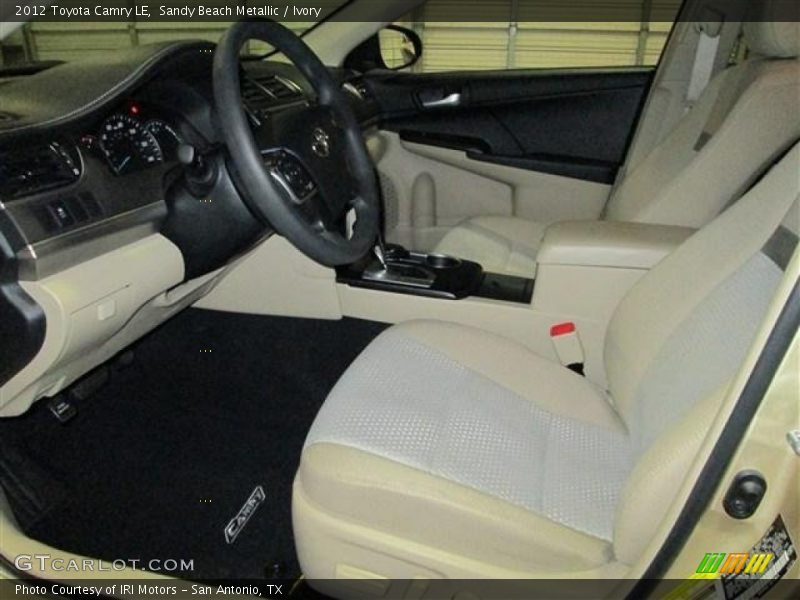 Sandy Beach Metallic / Ivory 2012 Toyota Camry LE