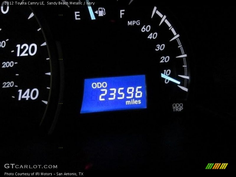 Sandy Beach Metallic / Ivory 2012 Toyota Camry LE