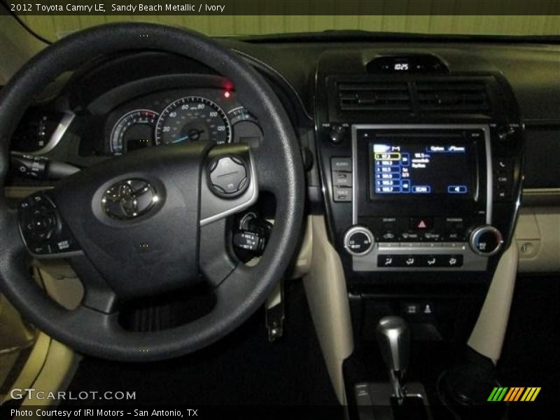 Sandy Beach Metallic / Ivory 2012 Toyota Camry LE