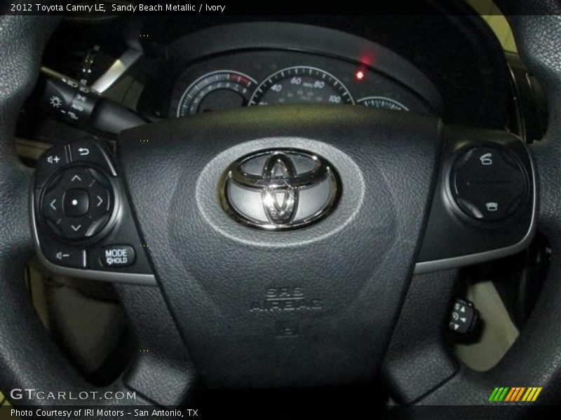 Sandy Beach Metallic / Ivory 2012 Toyota Camry LE
