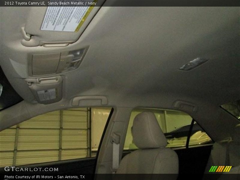 Sandy Beach Metallic / Ivory 2012 Toyota Camry LE