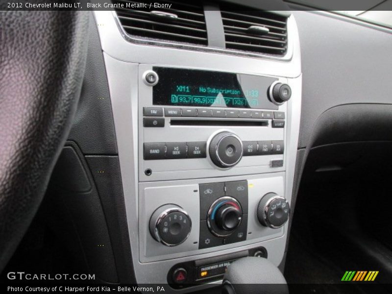 Black Granite Metallic / Ebony 2012 Chevrolet Malibu LT