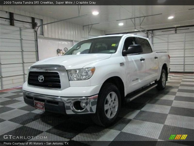 Super White / Graphite Gray 2009 Toyota Tundra SR5 CrewMax