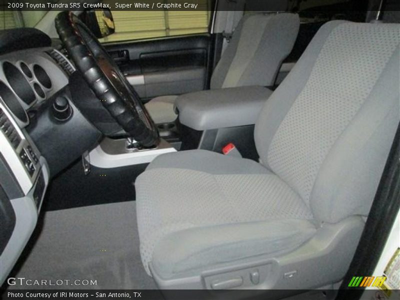Super White / Graphite Gray 2009 Toyota Tundra SR5 CrewMax