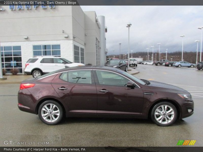Dark Cherry / Beige 2011 Kia Optima EX Turbo