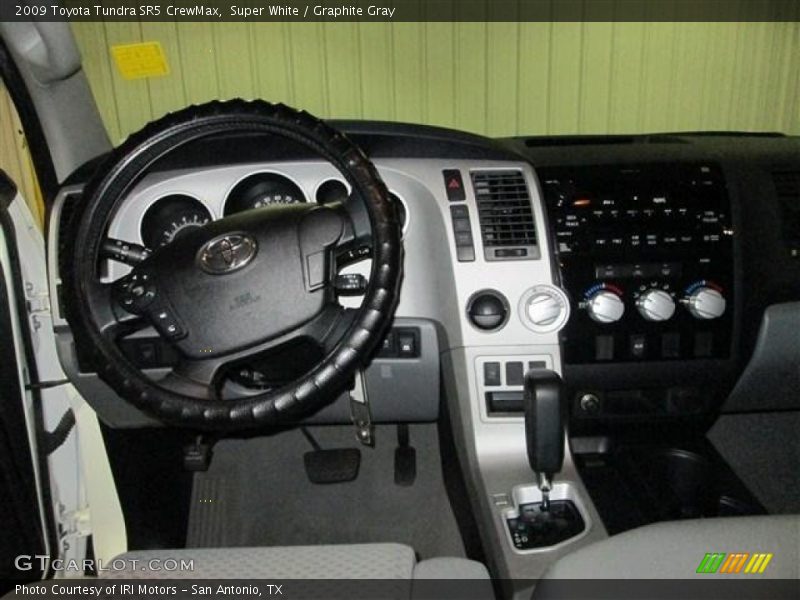 Super White / Graphite Gray 2009 Toyota Tundra SR5 CrewMax