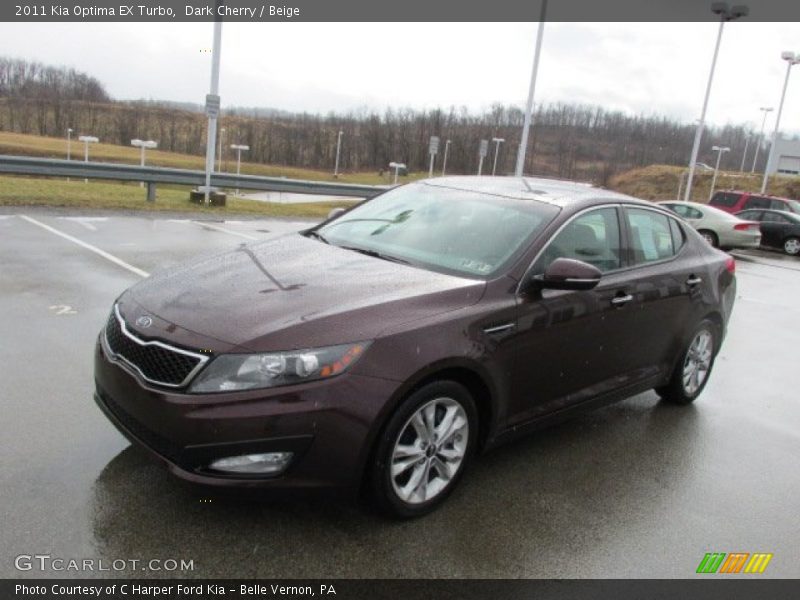 Dark Cherry / Beige 2011 Kia Optima EX Turbo