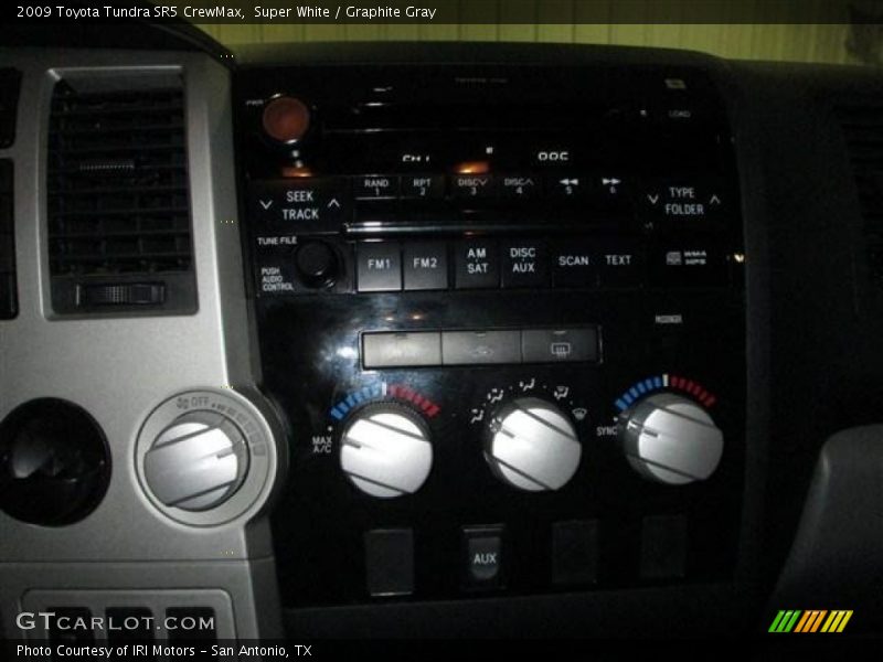 Super White / Graphite Gray 2009 Toyota Tundra SR5 CrewMax