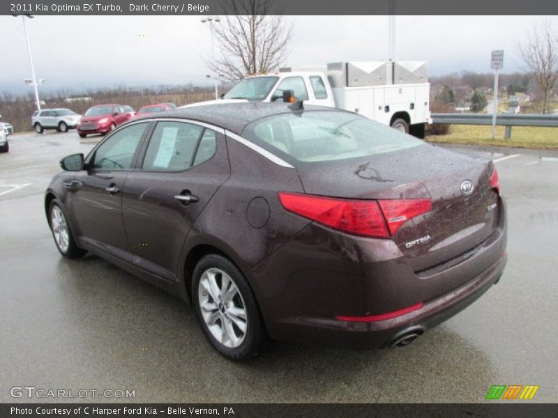 Dark Cherry / Beige 2011 Kia Optima EX Turbo