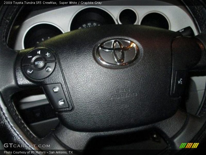 Super White / Graphite Gray 2009 Toyota Tundra SR5 CrewMax