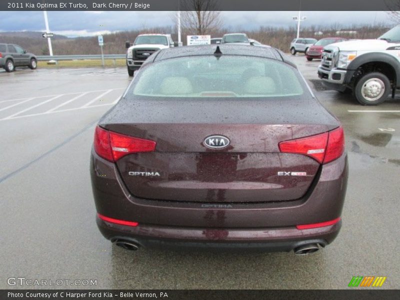 Dark Cherry / Beige 2011 Kia Optima EX Turbo