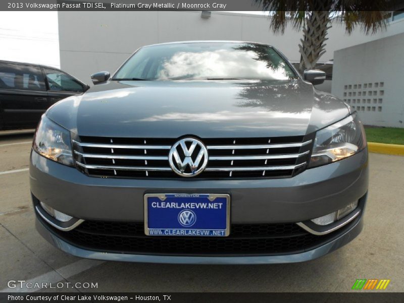 Platinum Gray Metallic / Moonrock Gray 2013 Volkswagen Passat TDI SEL