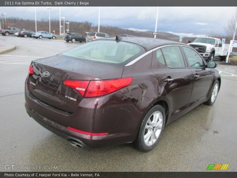 Dark Cherry / Beige 2011 Kia Optima EX Turbo