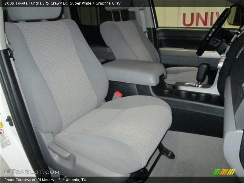 Super White / Graphite Gray 2009 Toyota Tundra SR5 CrewMax