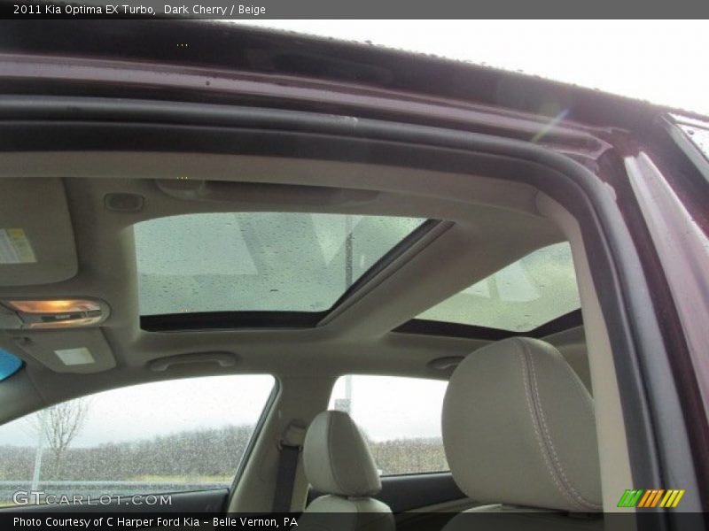 Dark Cherry / Beige 2011 Kia Optima EX Turbo