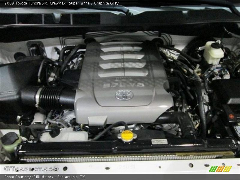 Super White / Graphite Gray 2009 Toyota Tundra SR5 CrewMax