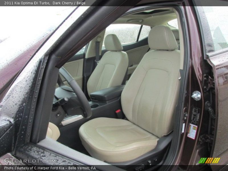 Dark Cherry / Beige 2011 Kia Optima EX Turbo