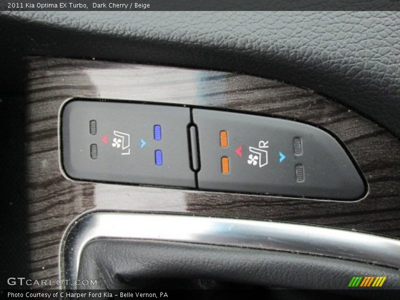 Dark Cherry / Beige 2011 Kia Optima EX Turbo