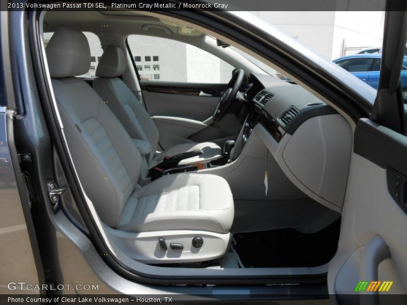 Platinum Gray Metallic / Moonrock Gray 2013 Volkswagen Passat TDI SEL