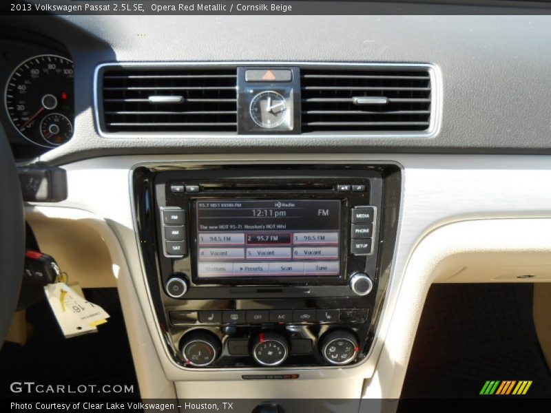 Opera Red Metallic / Cornsilk Beige 2013 Volkswagen Passat 2.5L SE