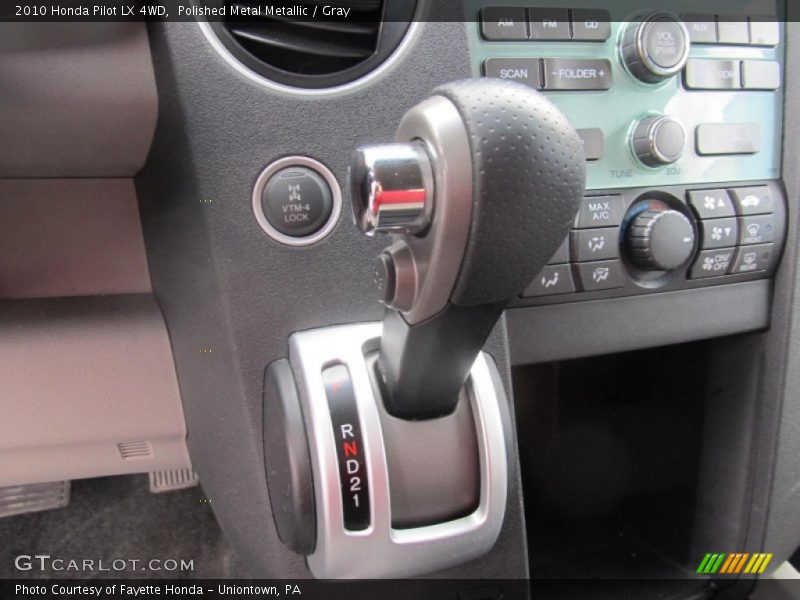  2010 Pilot LX 4WD 5 Speed Automatic Shifter