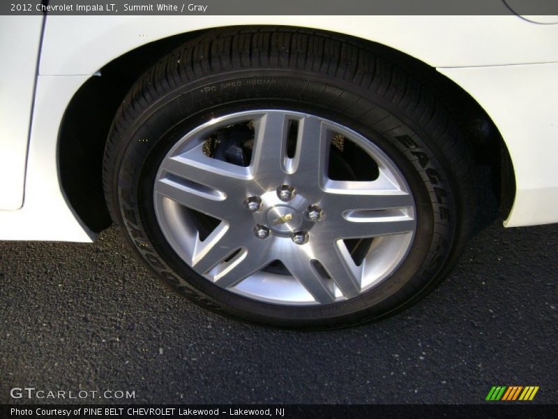 Summit White / Gray 2012 Chevrolet Impala LT