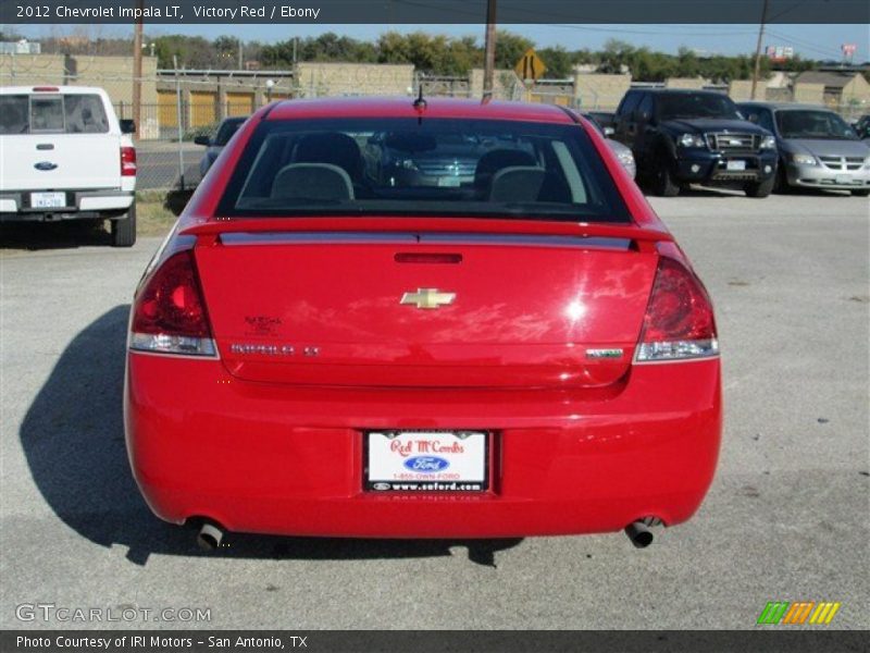 Victory Red / Ebony 2012 Chevrolet Impala LT