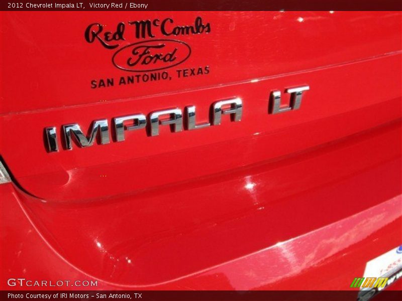 Victory Red / Ebony 2012 Chevrolet Impala LT