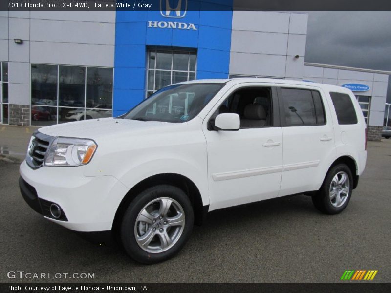 Taffeta White / Gray 2013 Honda Pilot EX-L 4WD