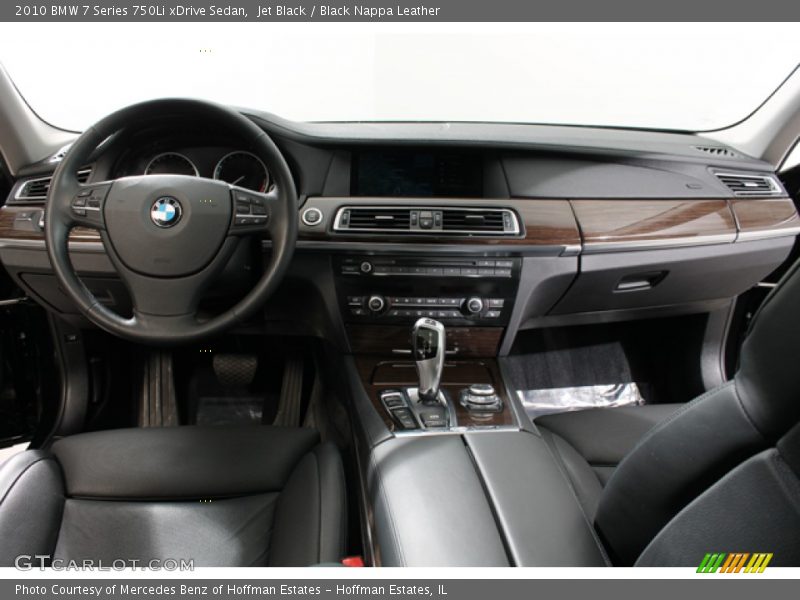Jet Black / Black Nappa Leather 2010 BMW 7 Series 750Li xDrive Sedan