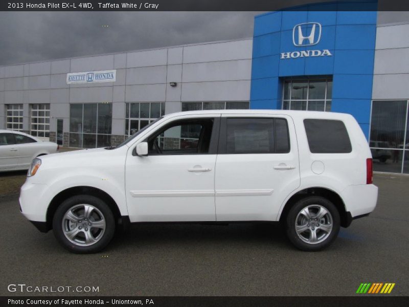 Taffeta White / Gray 2013 Honda Pilot EX-L 4WD