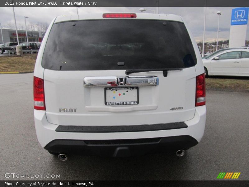 Taffeta White / Gray 2013 Honda Pilot EX-L 4WD
