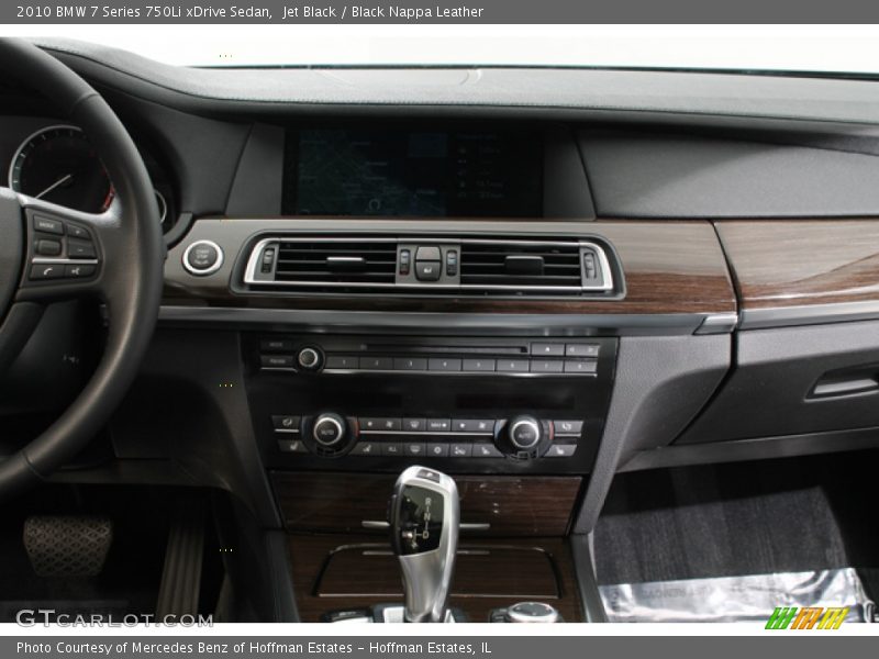 Jet Black / Black Nappa Leather 2010 BMW 7 Series 750Li xDrive Sedan