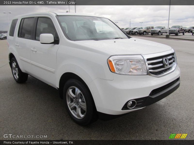 Taffeta White / Gray 2013 Honda Pilot EX-L 4WD