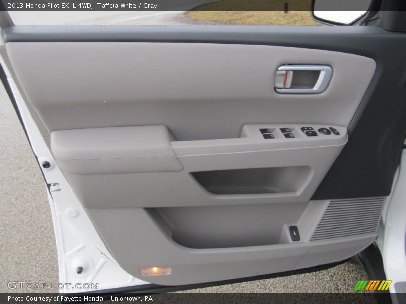 Taffeta White / Gray 2013 Honda Pilot EX-L 4WD