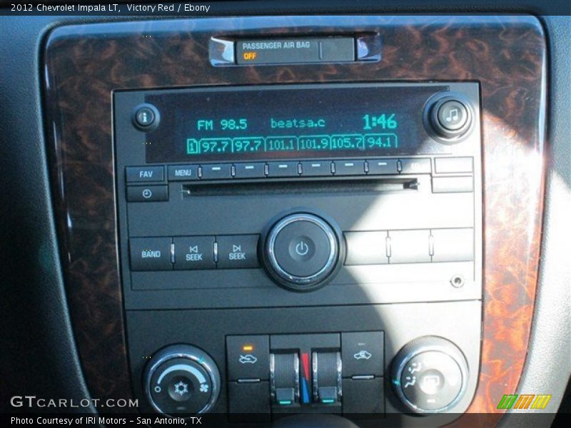 Victory Red / Ebony 2012 Chevrolet Impala LT