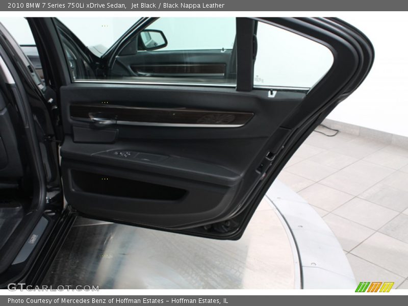 Jet Black / Black Nappa Leather 2010 BMW 7 Series 750Li xDrive Sedan