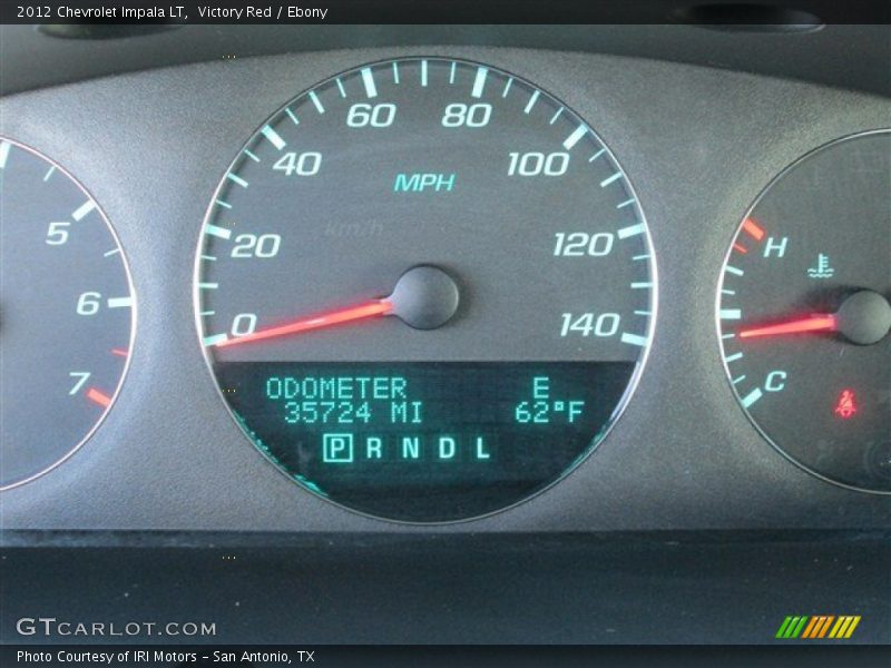 Victory Red / Ebony 2012 Chevrolet Impala LT