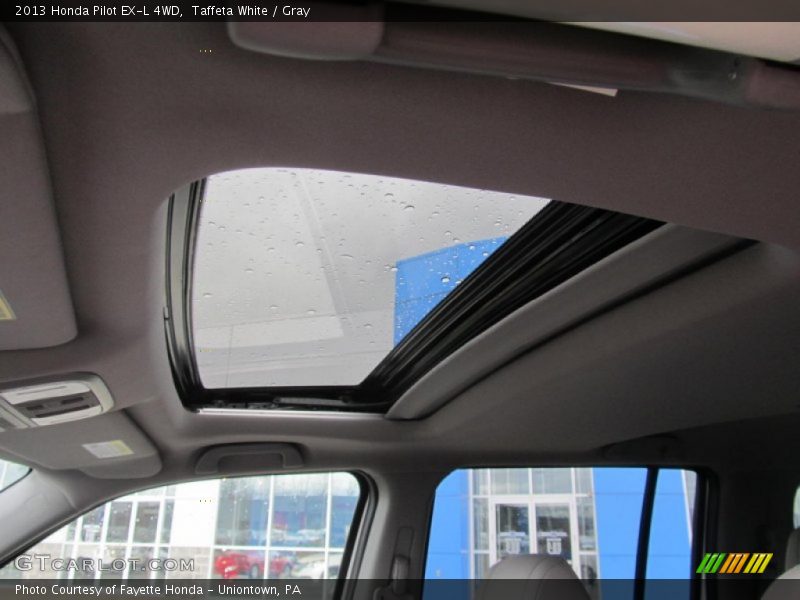 Taffeta White / Gray 2013 Honda Pilot EX-L 4WD