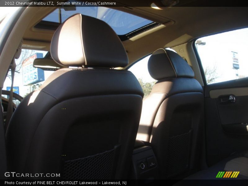 Summit White / Cocoa/Cashmere 2012 Chevrolet Malibu LTZ